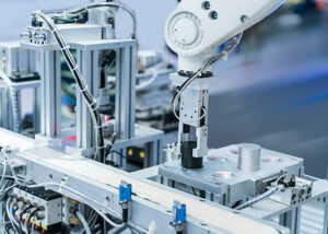 製品を作っている機械の様子